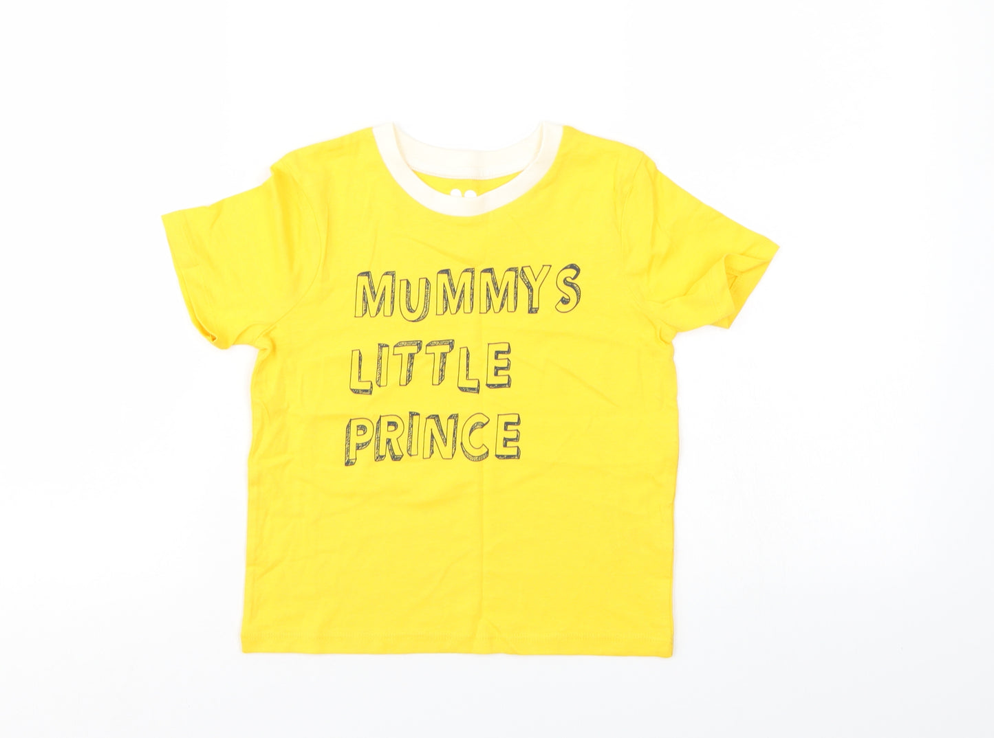 Very Boys Yellow   Basic T-Shirt Size 4-5 Years