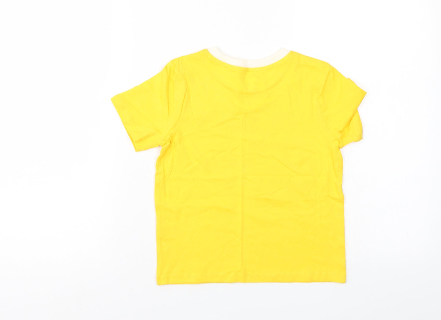 Very Boys Yellow   Basic T-Shirt Size 4-5 Years