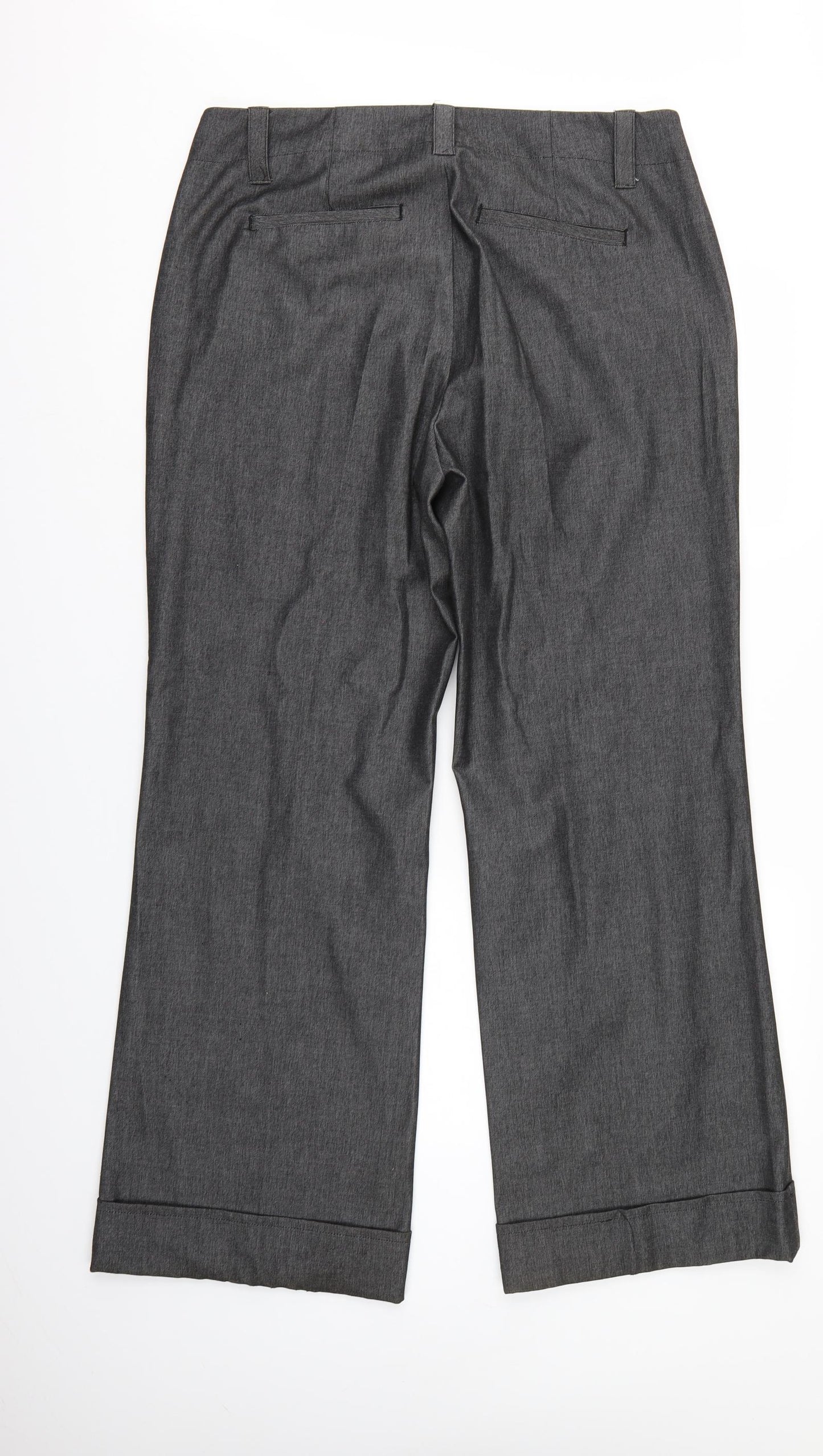 INC Womens Grey   Trousers  Size 14 L30 in