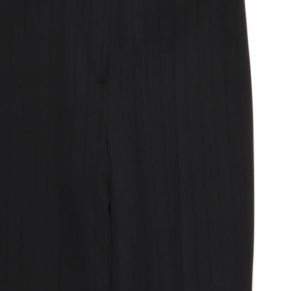 Prima Womens Black Striped  Trousers  Size 18 L32 in