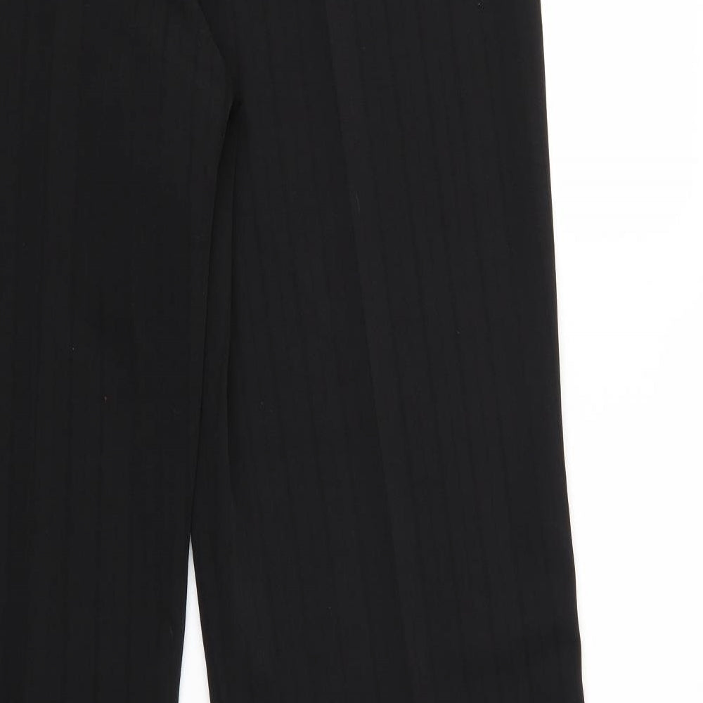 Prima Womens Black Striped  Trousers  Size 18 L32 in