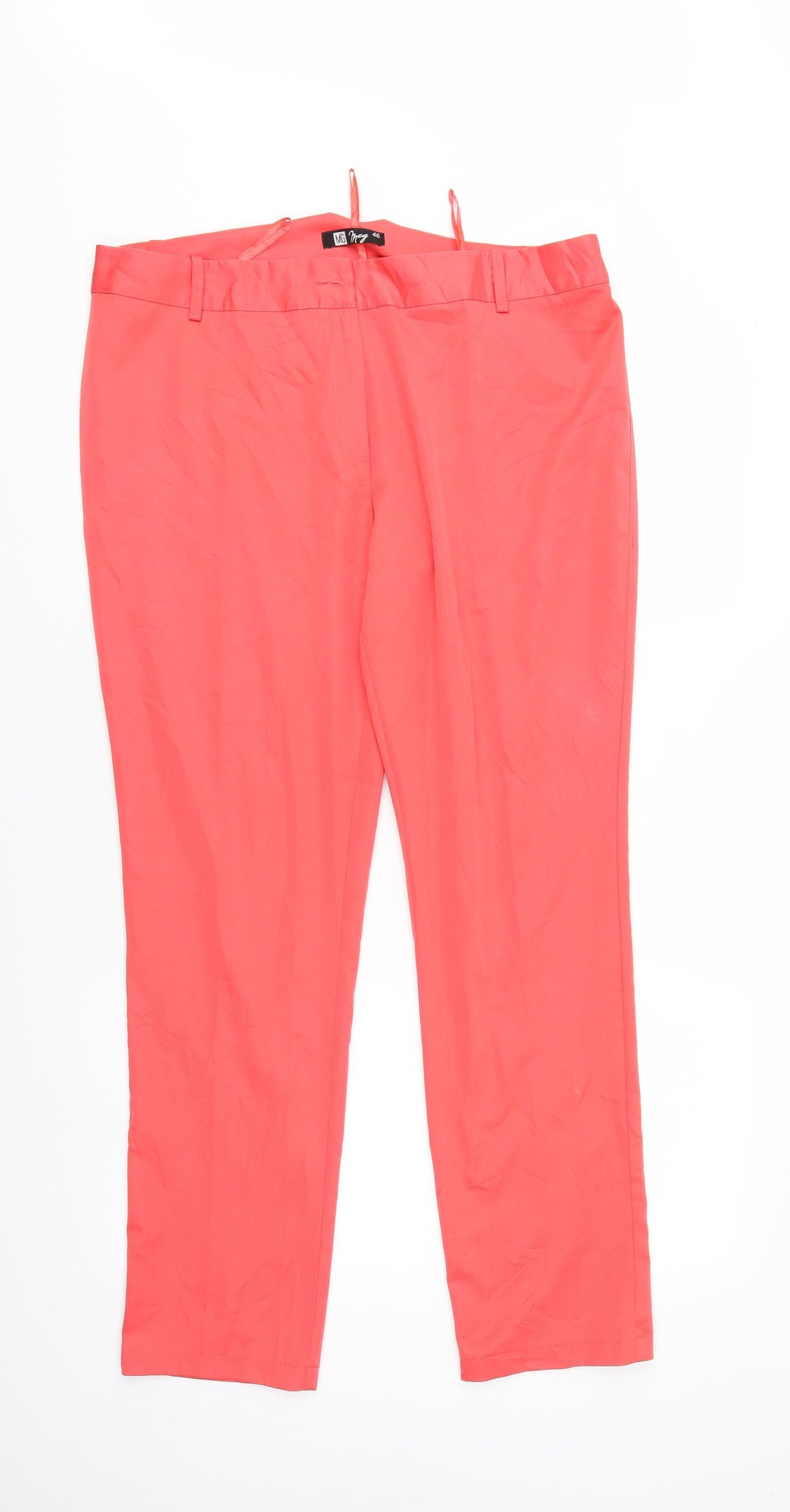 MG Meg Womens Red   Trousers  Size 18 L28 in