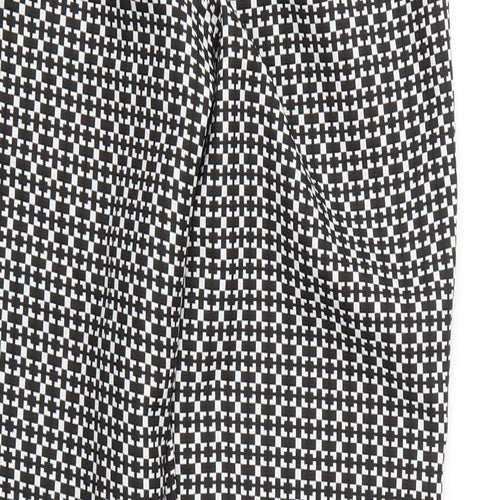 Miss Selfridge Womens Multicoloured Geometric  Trousers  Size 10 L25 in