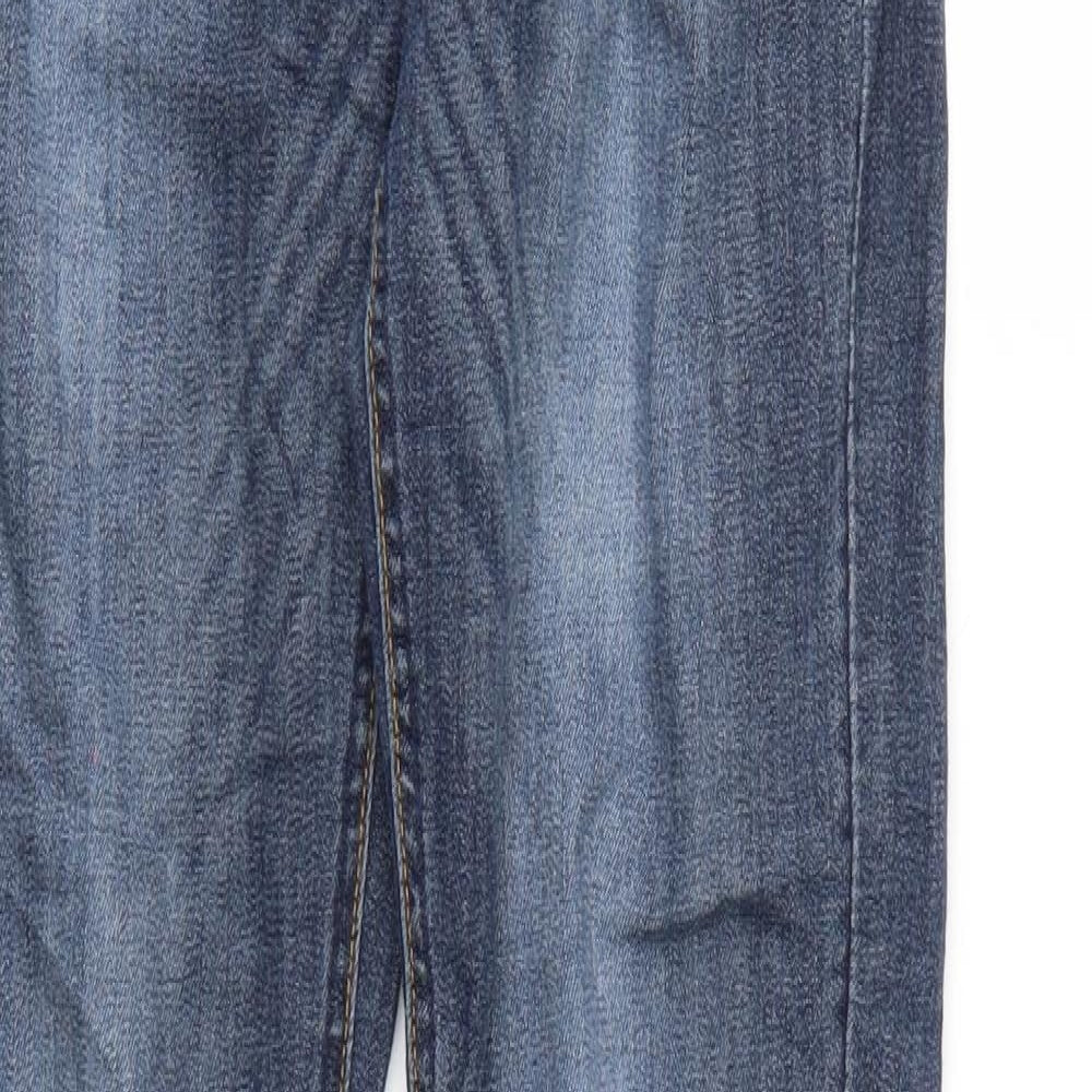 H&M Womens Blue  Denim Skinny Jeans Size 12 L28 in
