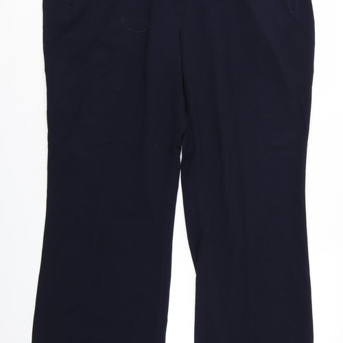 Marks and Spencer Womens Blue   Trousers  Size 18 L29 in