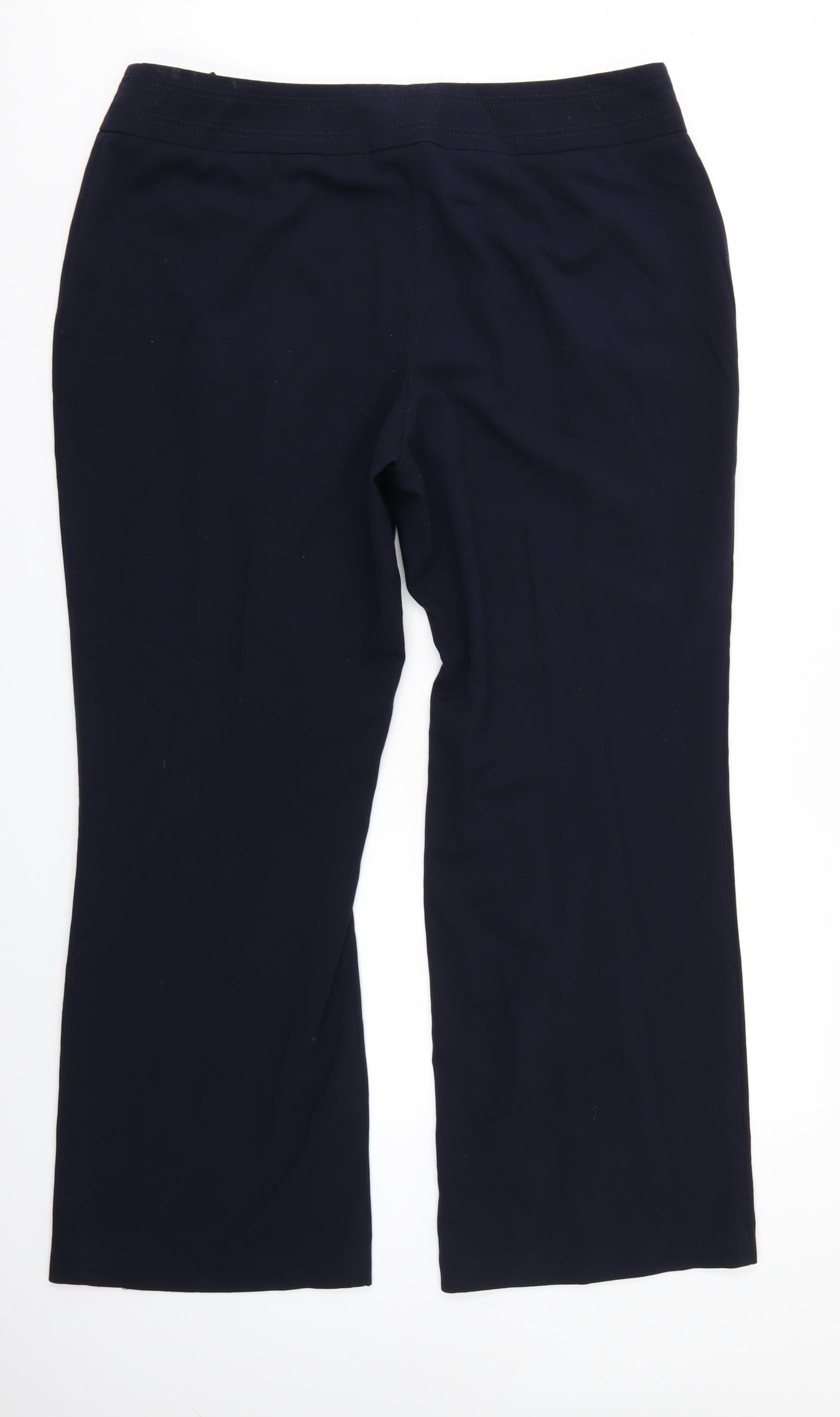 Marks and Spencer Womens Blue   Trousers  Size 18 L29 in