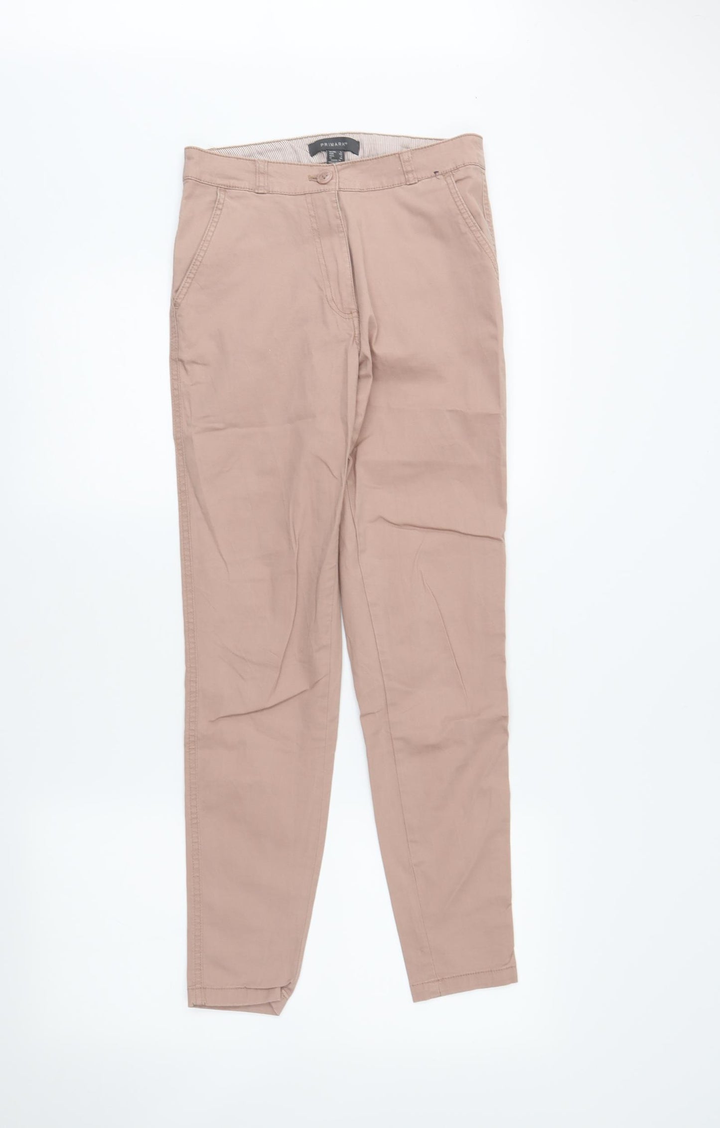 Primark Womens Pink   Chino Trousers Size 6 L27 in