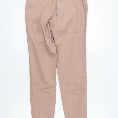 Primark Womens Pink   Chino Trousers Size 6 L27 in