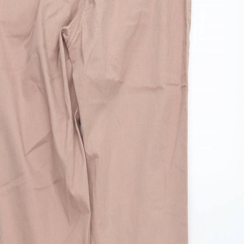 Primark Womens Pink   Chino Trousers Size 6 L27 in