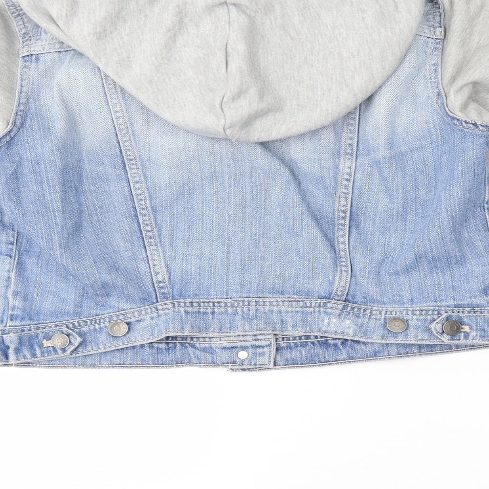 H&M Girls Blue  Denim Jacket  Size 14 Years