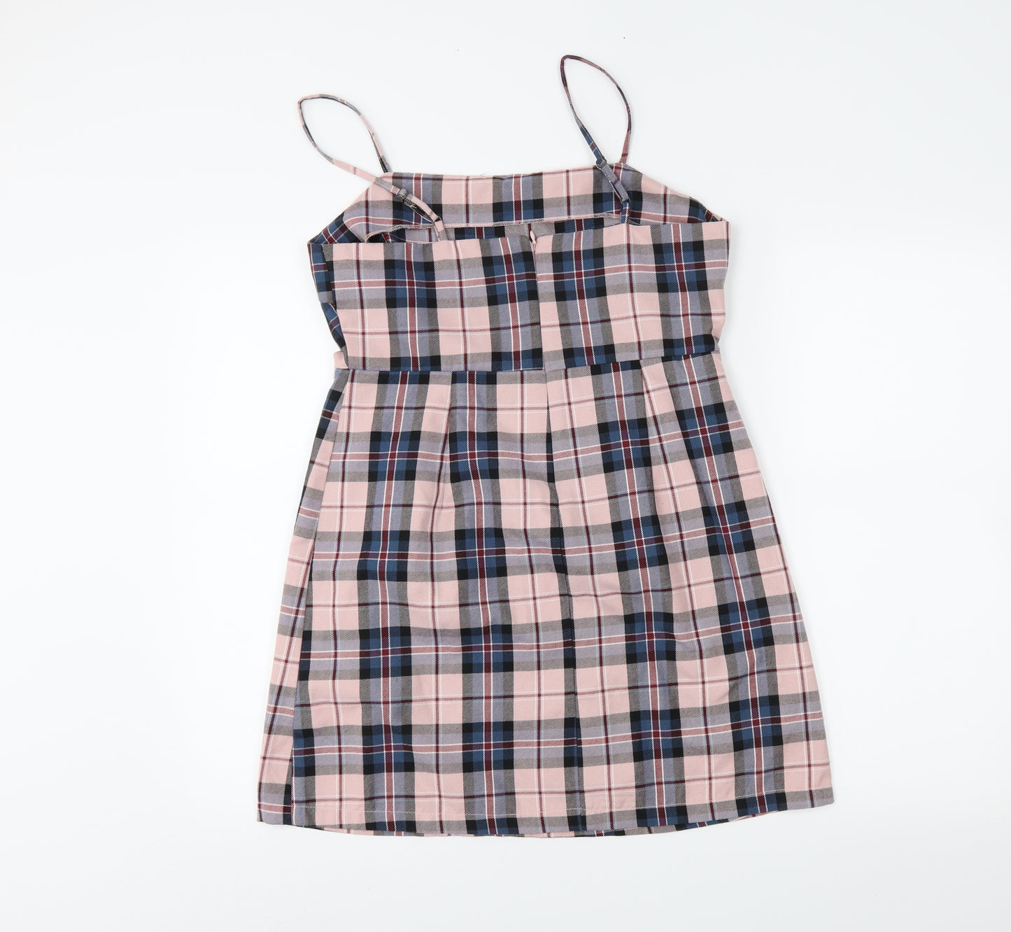 Primark Womens Pink Plaid  Pencil Dress  Size 12