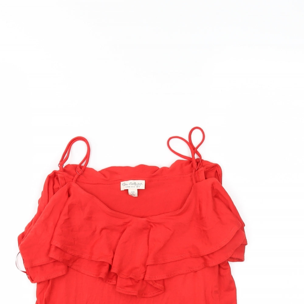 Miss Selfridge Womens Red   Camisole Tank Size 16