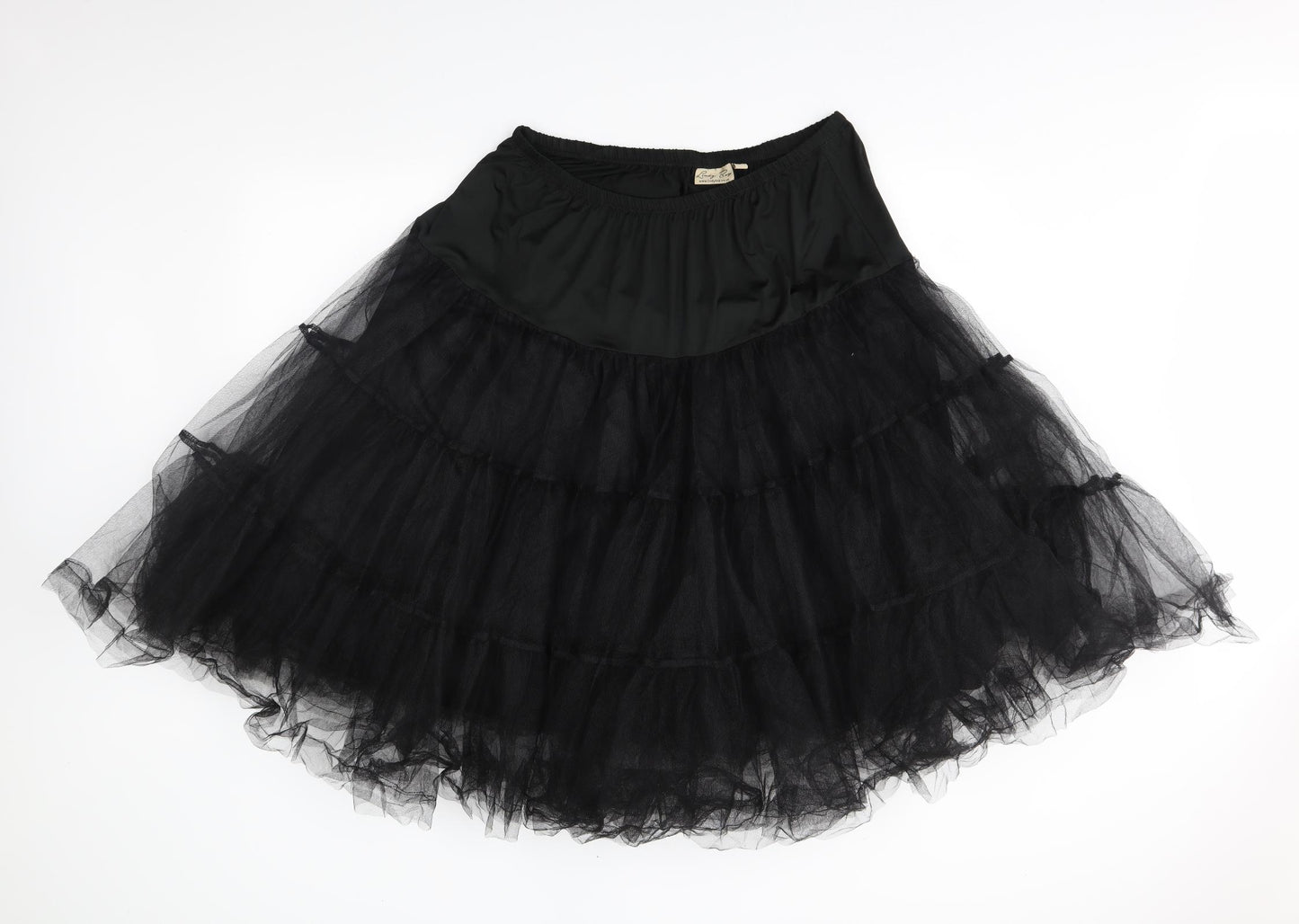 Lindy Bop Womens Black   Pettiskirt Skirt Size XL