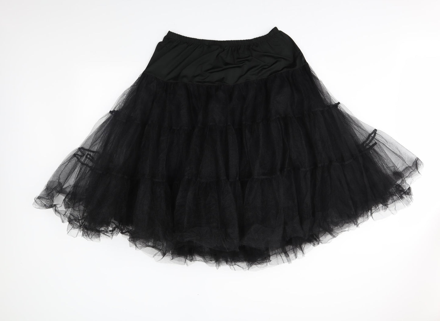 Lindy Bop Womens Black   Pettiskirt Skirt Size XL