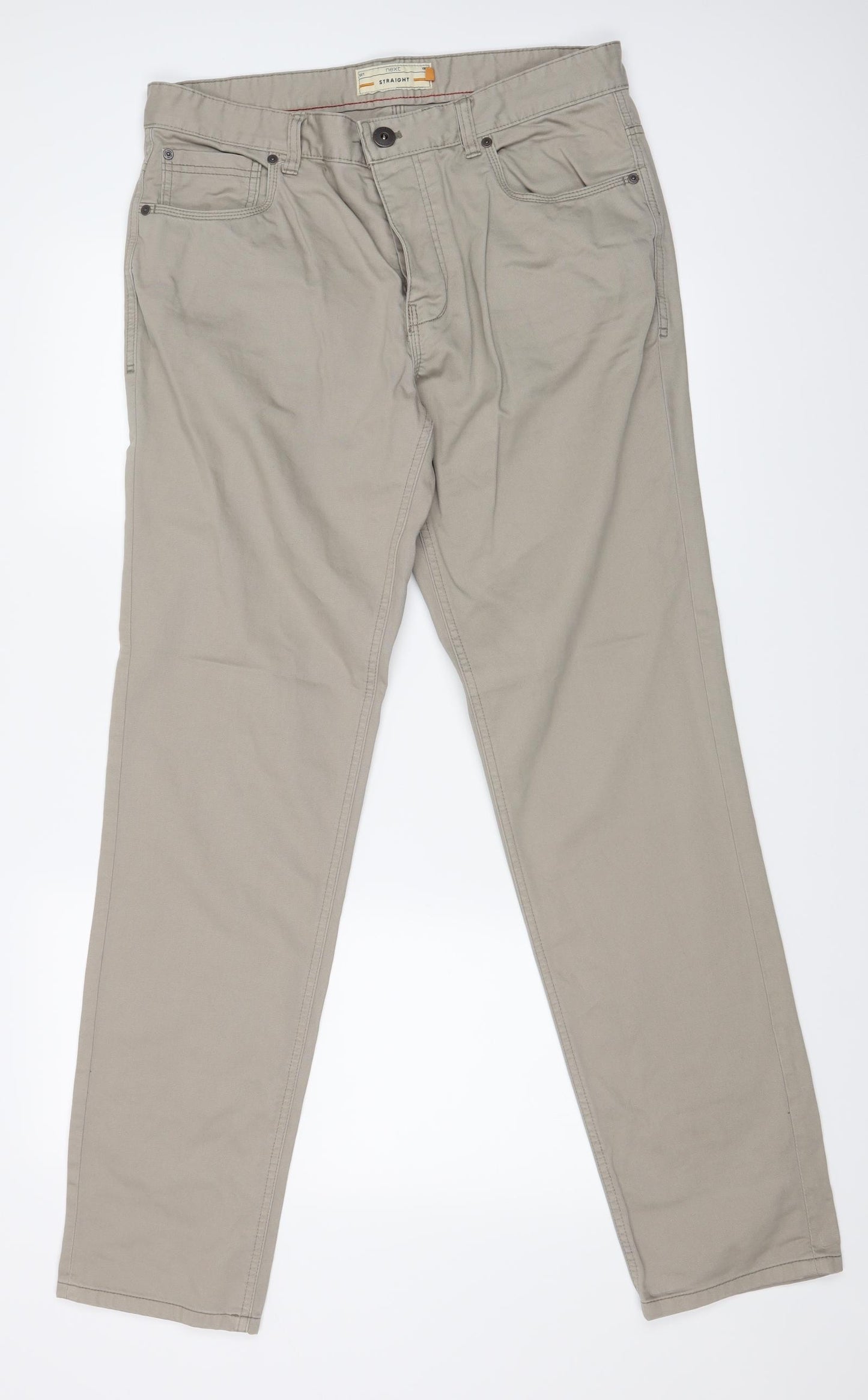 NEXT Mens Beige   Trousers  Size 34 L33 in