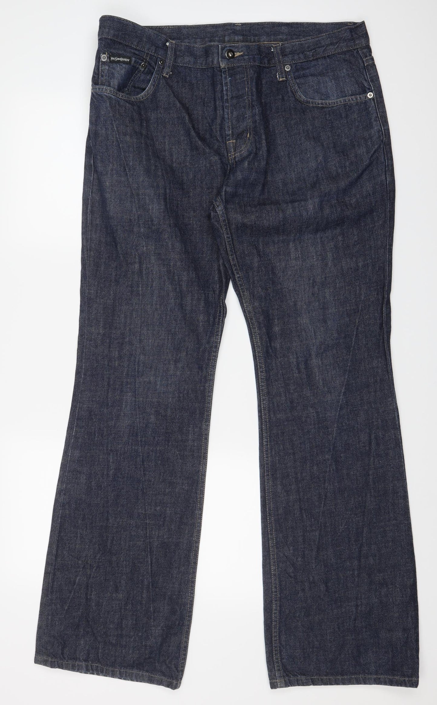Yves Saint Laurent  Mens Blue   Bootcut Jeans Size 36 L34 in