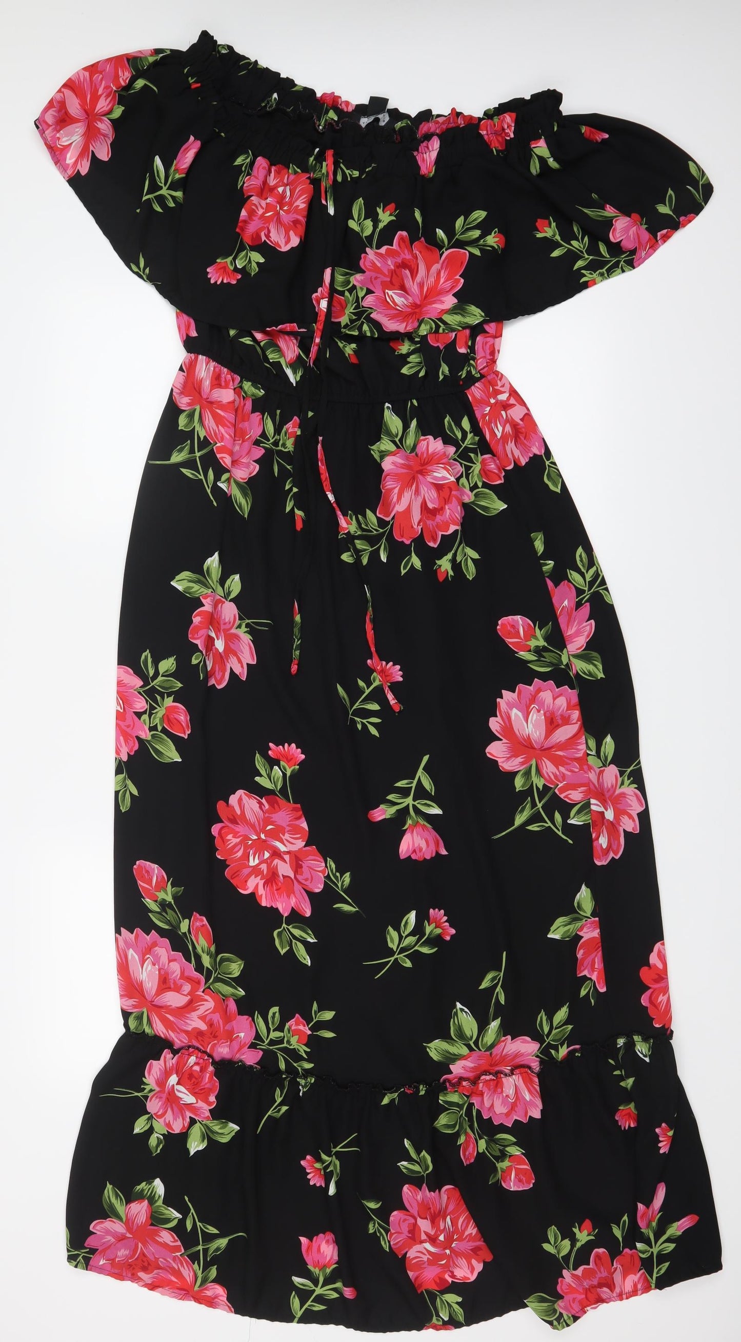 Atmosphere Womens Black Floral  Shift  Size 14