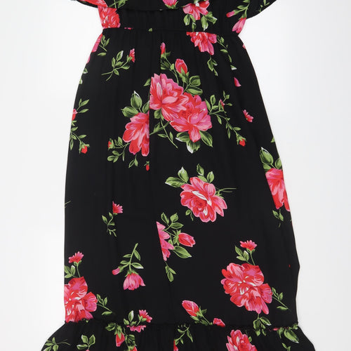 Atmosphere Womens Black Floral  Shift  Size 14