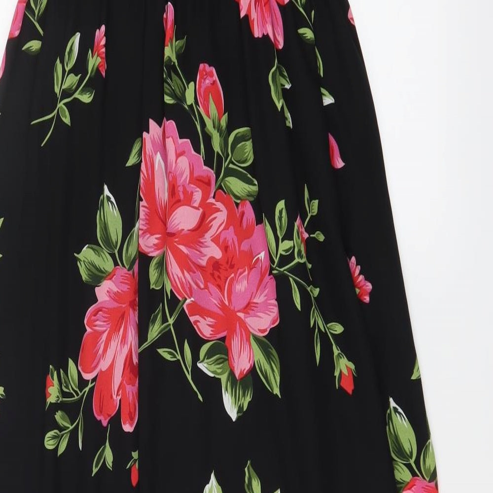 Atmosphere Womens Black Floral  Shift  Size 14