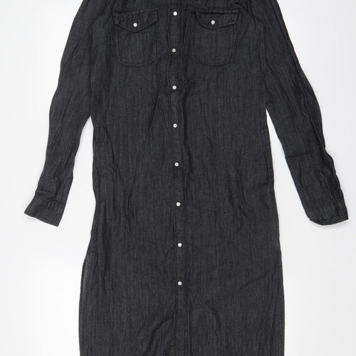 Boohoo Womens Black   T-Shirt Dress  Size 6