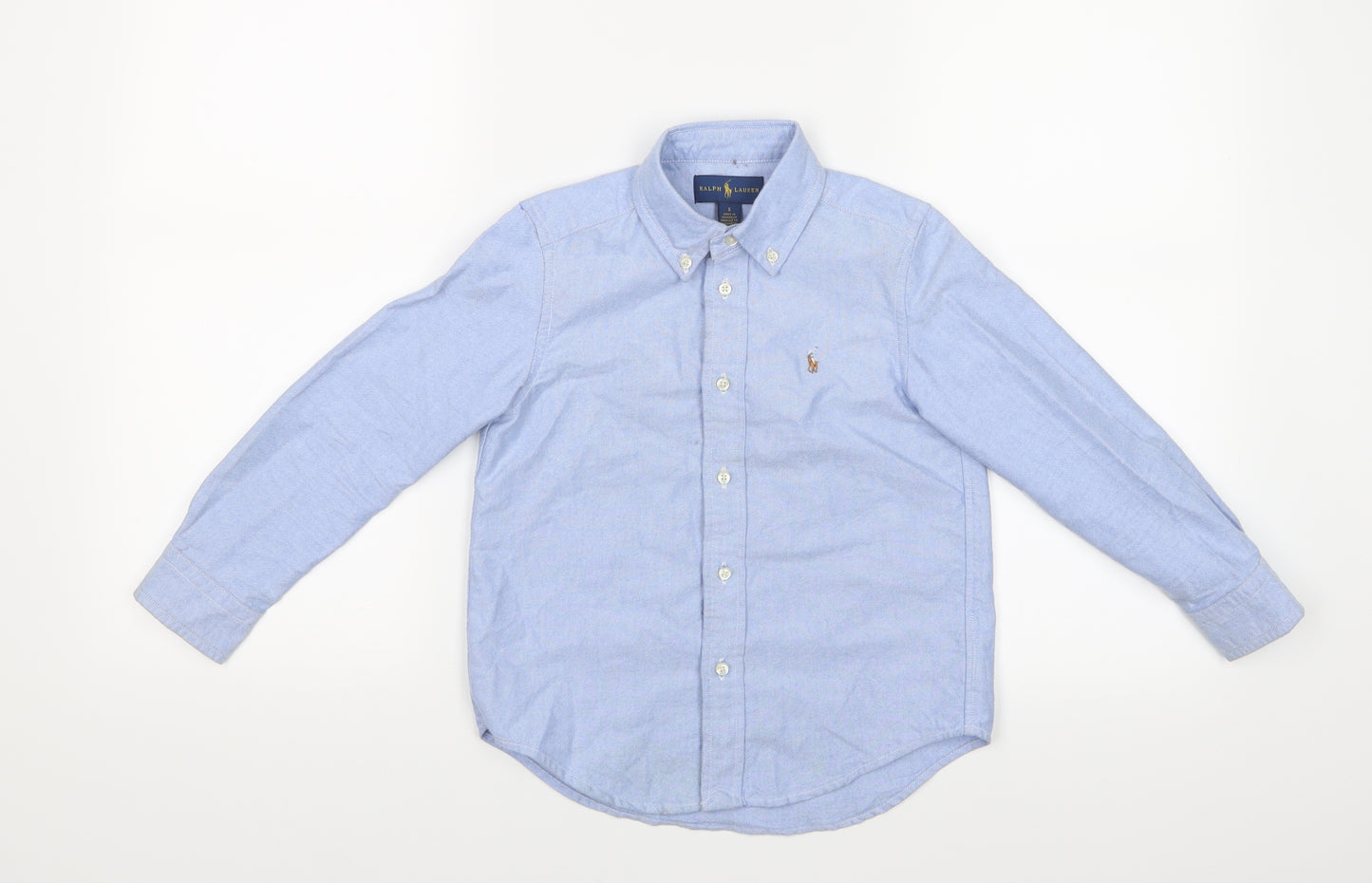 Ralph Lauren Boys Blue   Basic Dress Shirt Size 5 Years