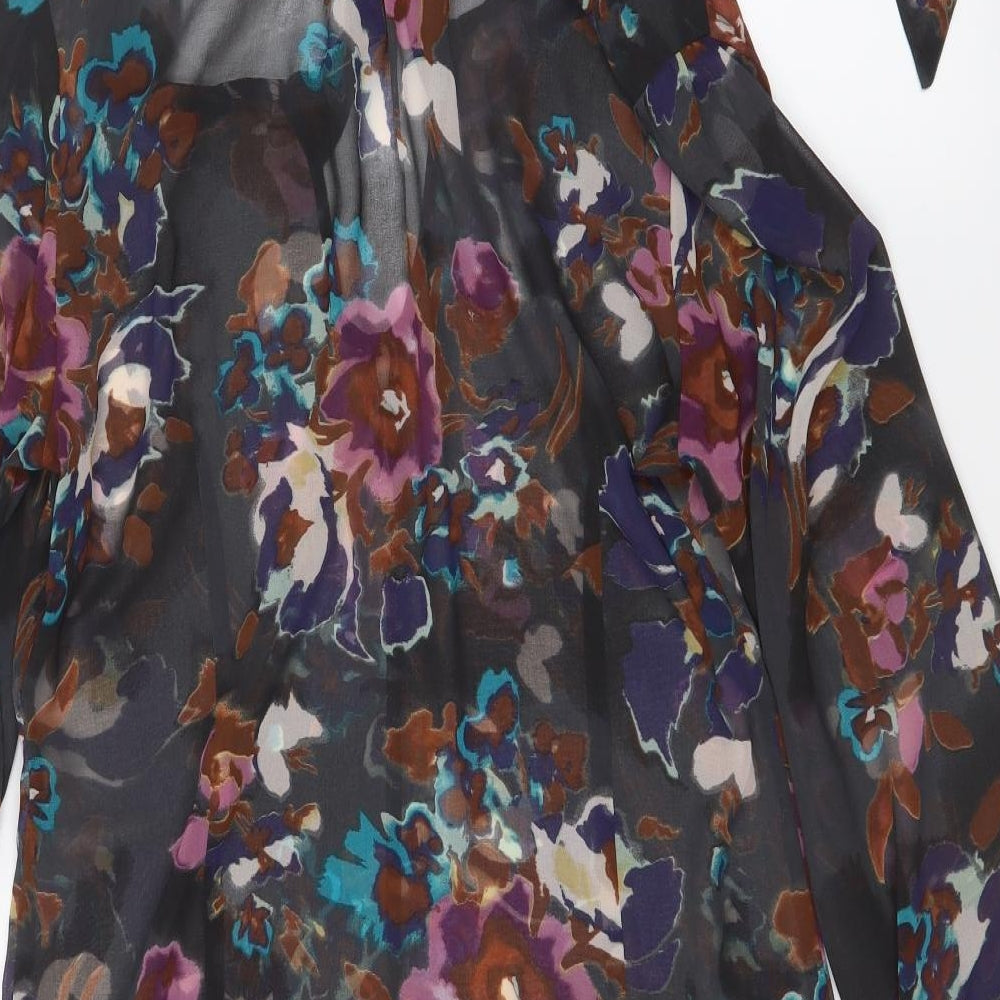 NEXT Womens Black Floral  Shift  Size 14