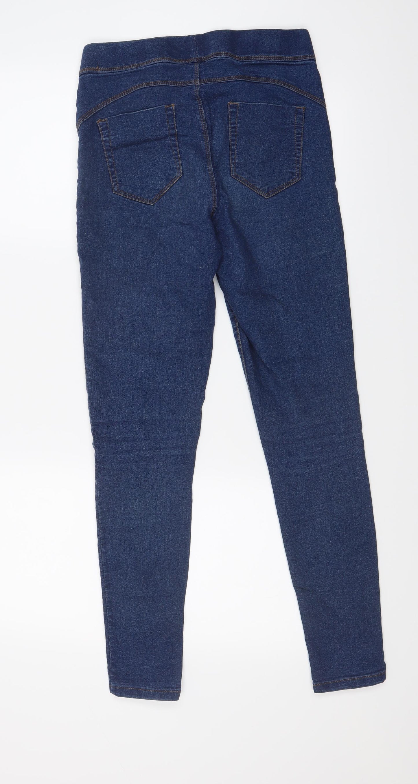 Denim & Co. Womens Blue  Denim Jegging Jeans Size 10 L27 in
