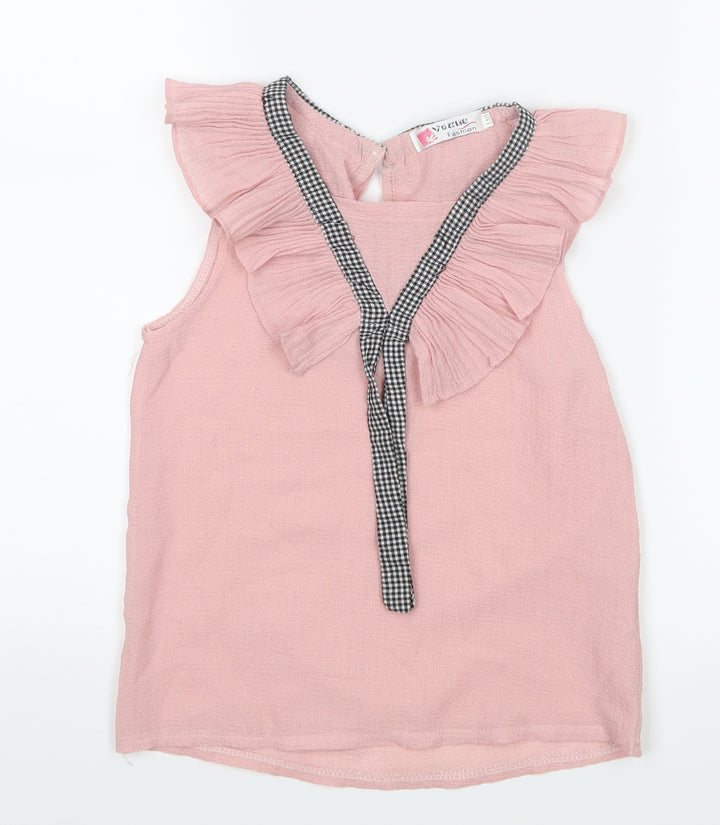 Vogue Girls Pink   Basic Blouse Size 10-11 Years