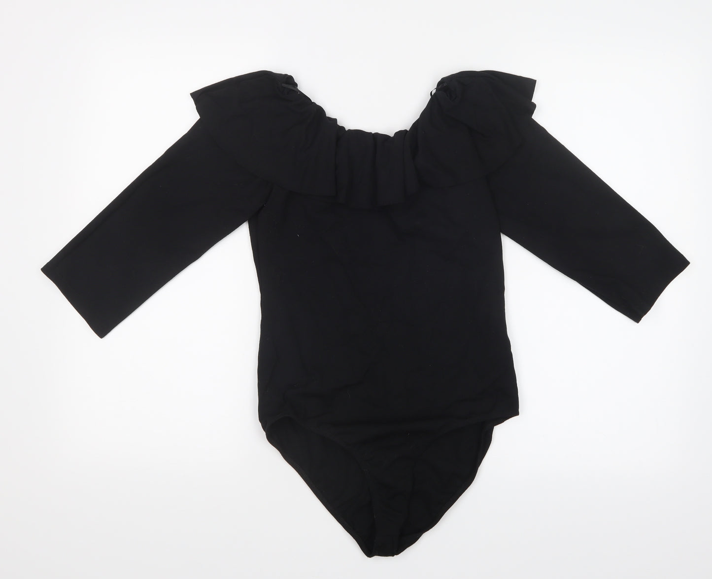 Zara Womens Black   Bodysuit One-Piece Size 14