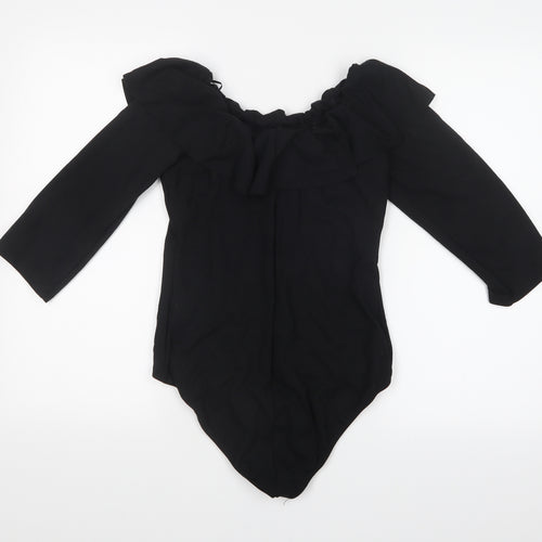 Zara Womens Black   Bodysuit One-Piece Size 14