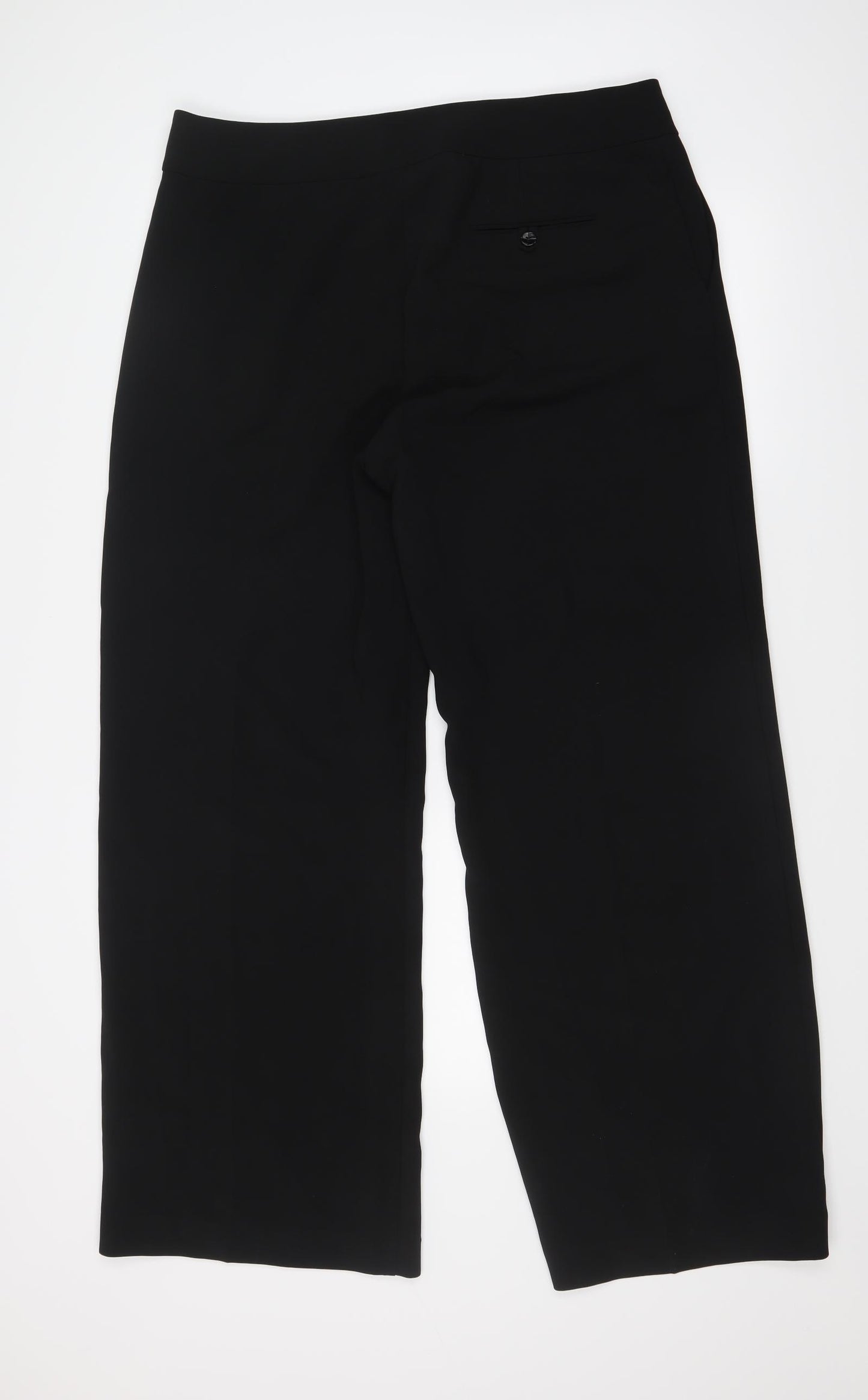 M&S Collection Womens Black   Trousers  Size 16 L29 in