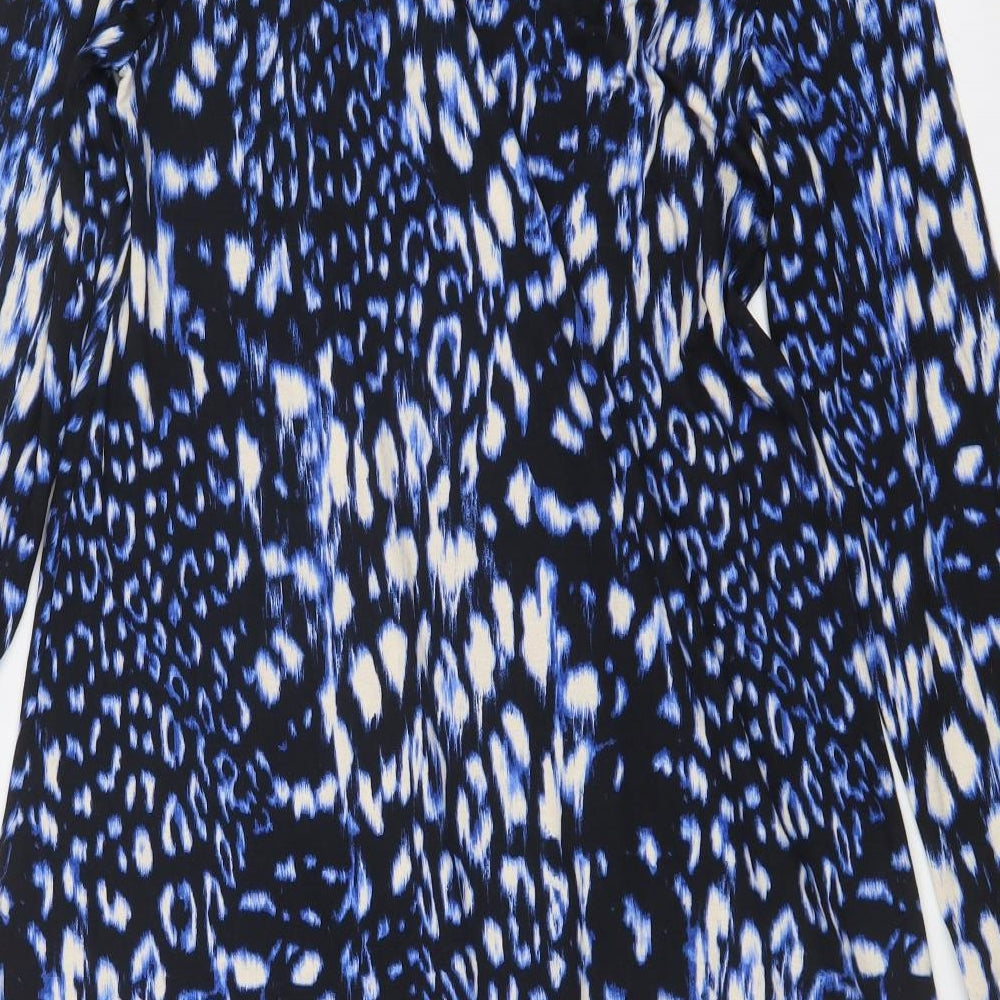 Principles Womens Blue Animal Print  Shift  Size 10