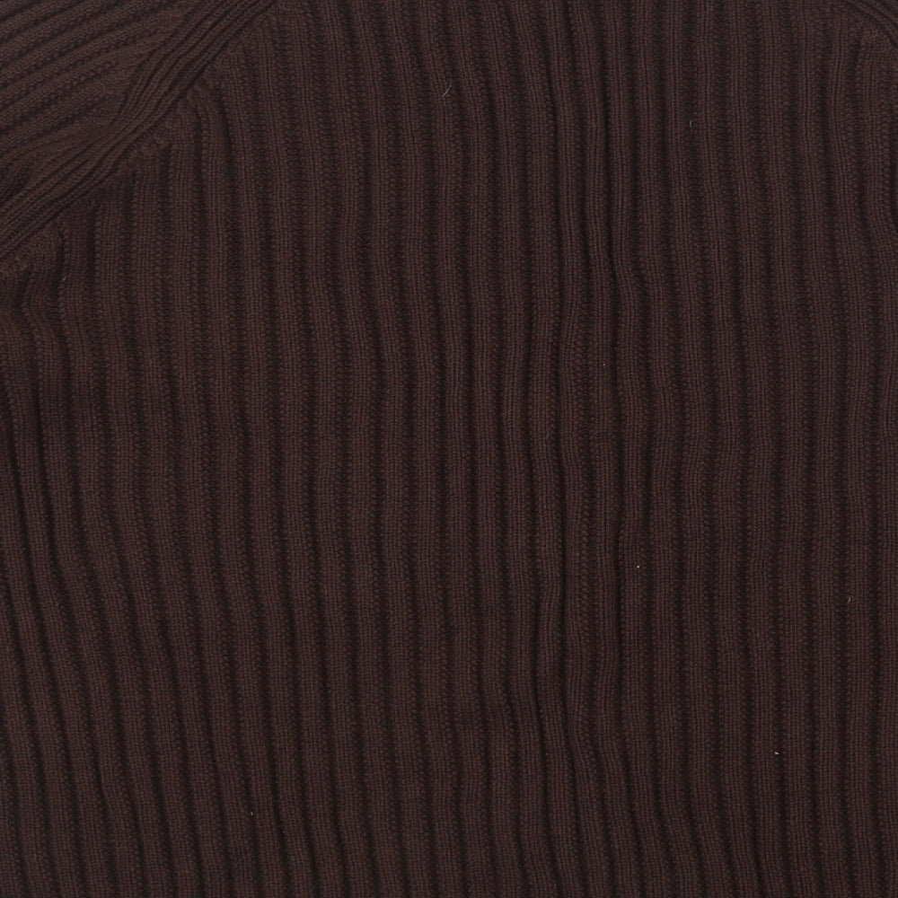 Boston Crew Mens Brown   Pullover Jumper Size L