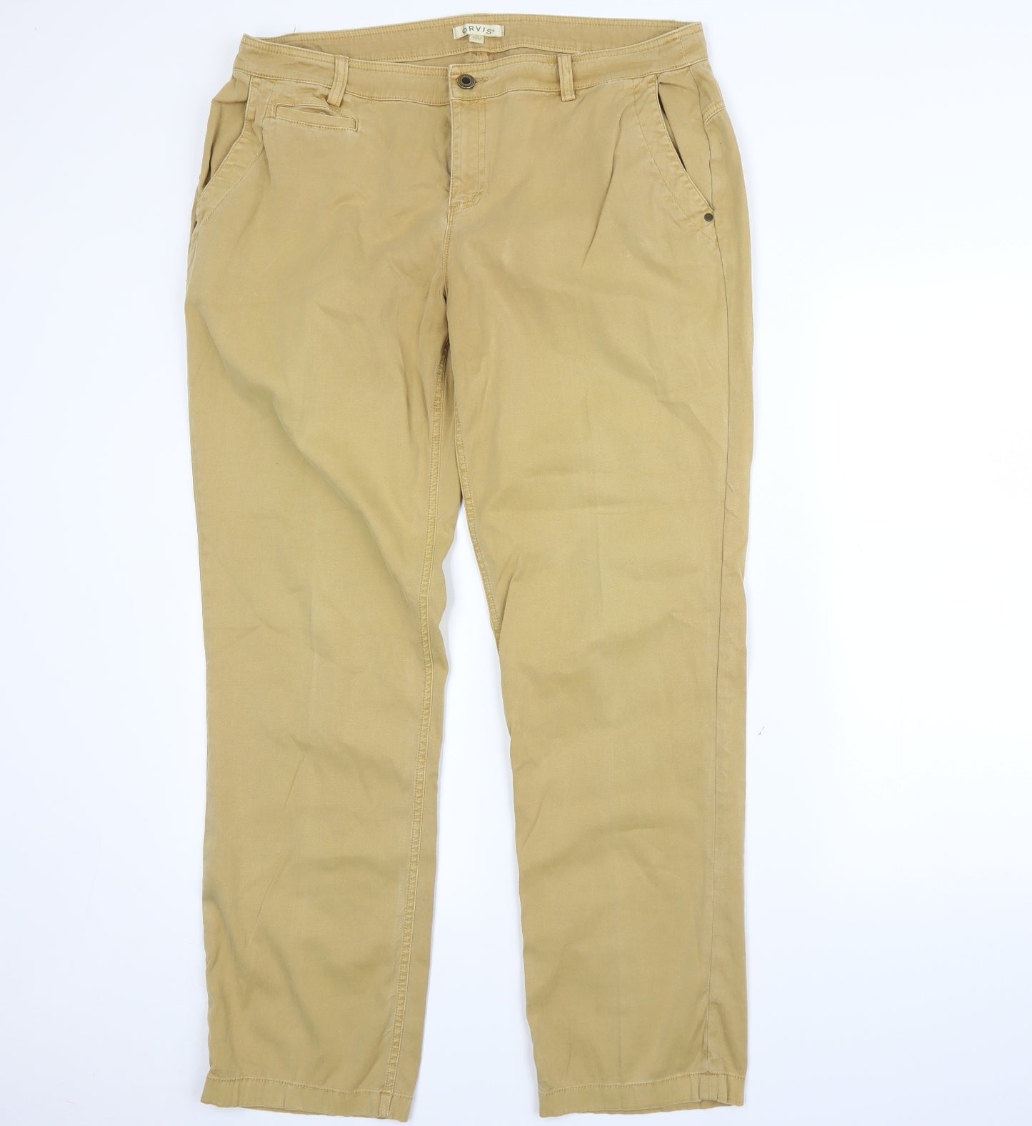 Orvis Womens Beige   Trousers  Size 14 L30 in