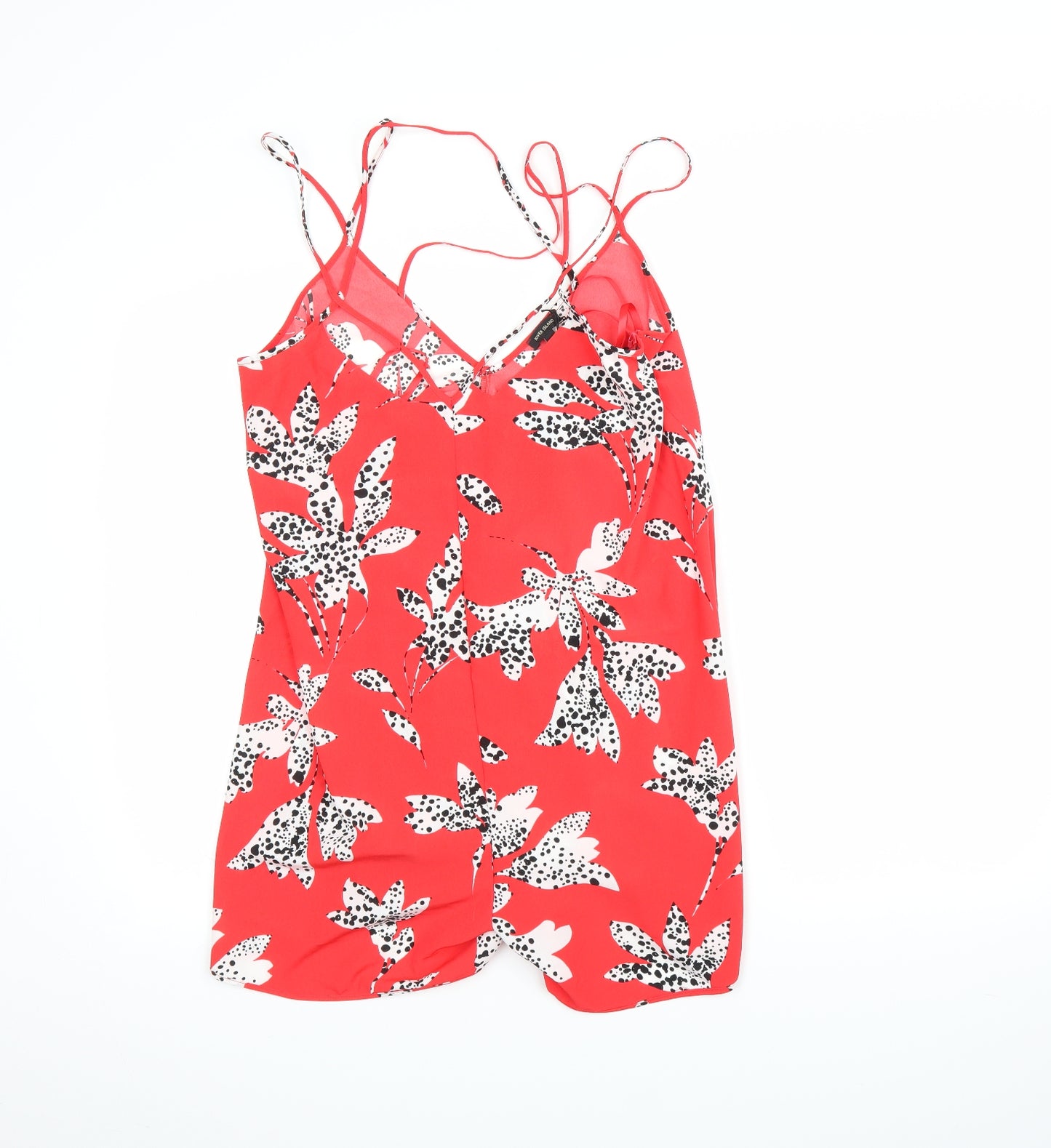 River Island Womens Red   Playsuit One-Piece Size 10 L3 in
