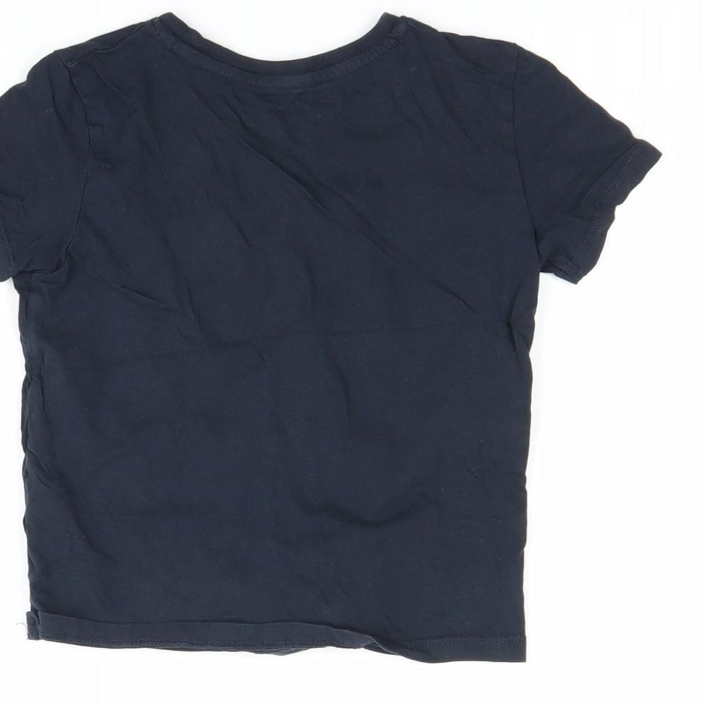 Primark Boys Blue   Basic T-Shirt Size 4 Years  - Hero