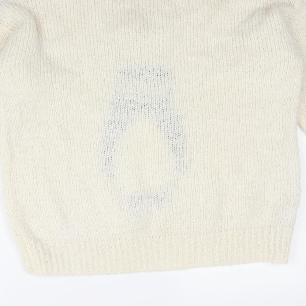 NEXT Womens White   Pullover Jumper Size M  - Penguin