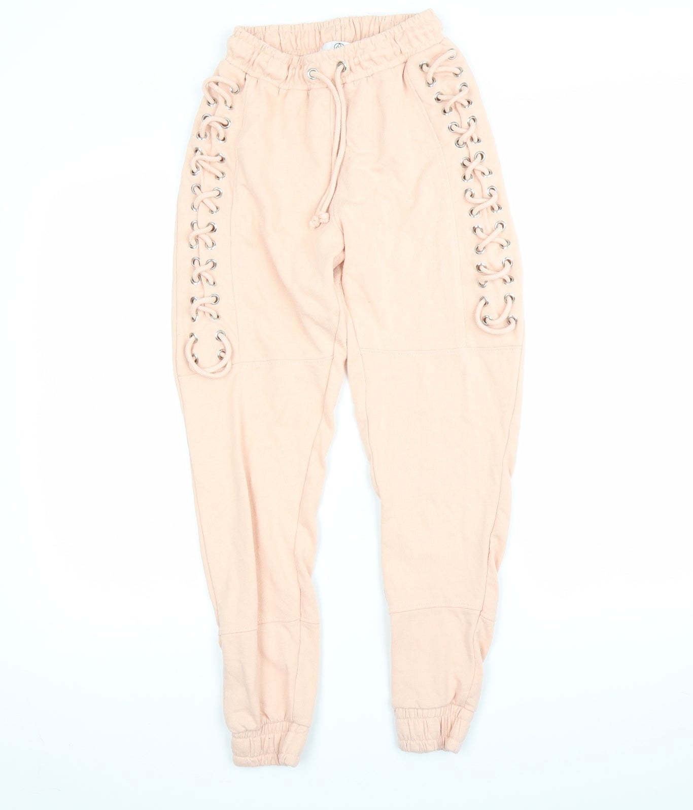 Missguided Womens Pink   Jogger Trousers Size 6 L27 in