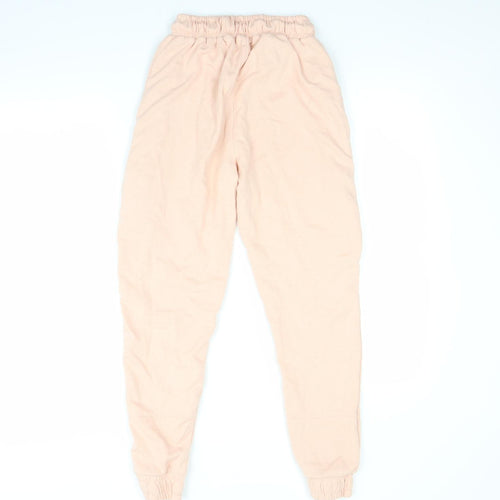 Missguided Womens Pink   Jogger Trousers Size 6 L27 in