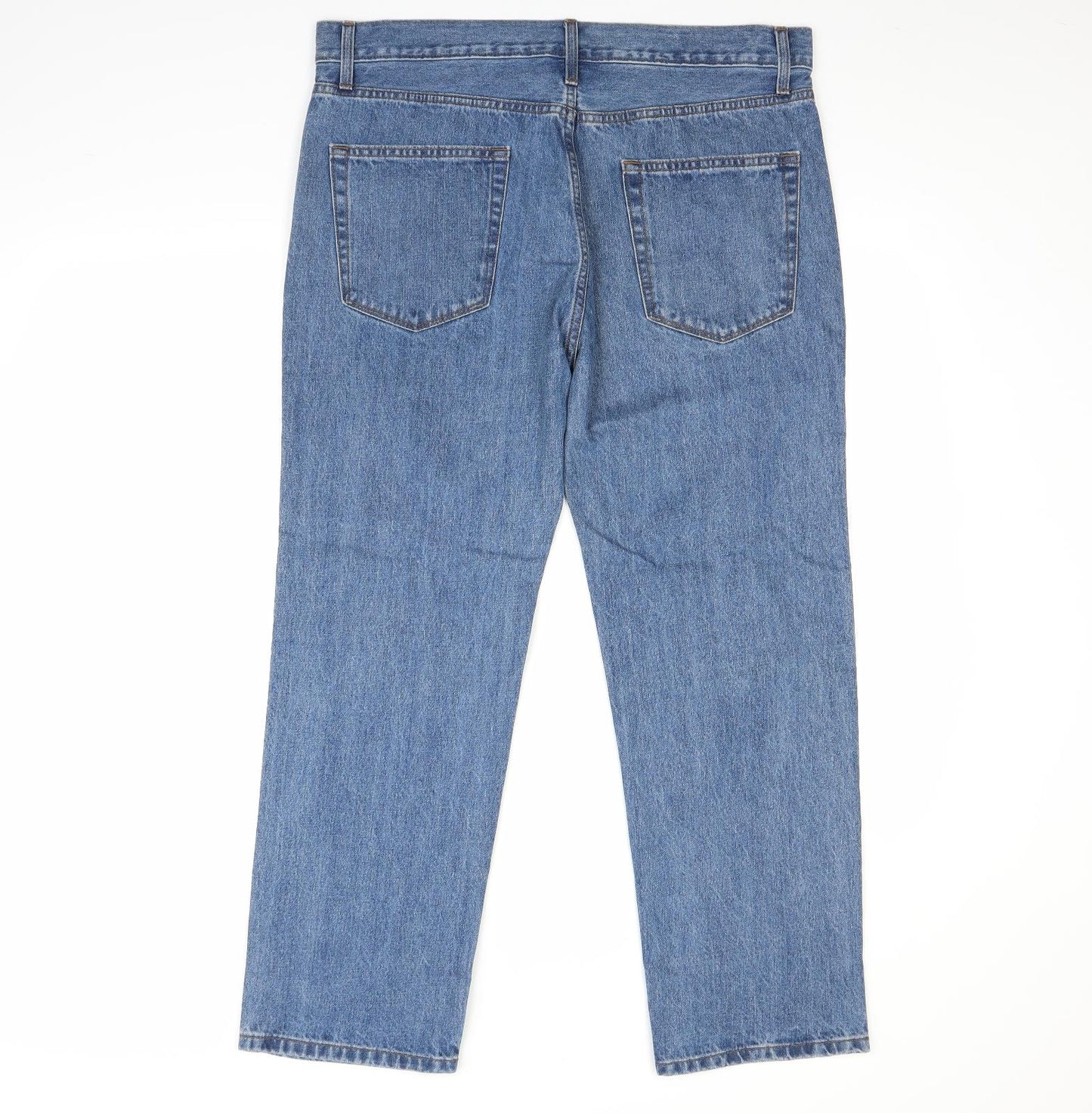 Preworn Mens Blue   Straight Jeans Size 36 in L29 in