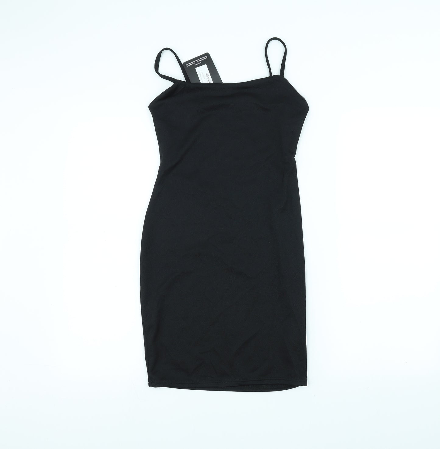 PRETTYLITTLETHING Womens Black   Pencil Dress  Size 10
