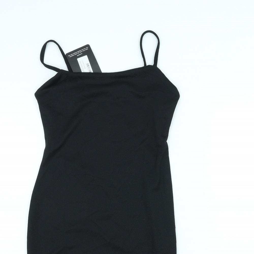 PRETTYLITTLETHING Womens Black   Pencil Dress  Size 10
