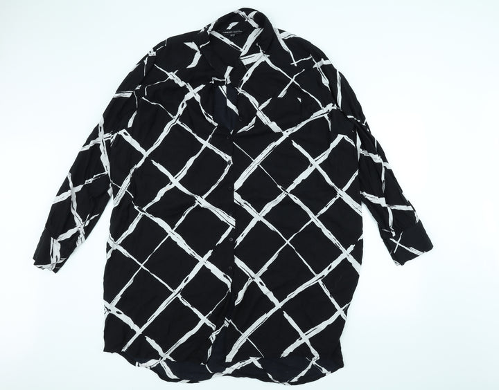 Capsule Mens Black Dress Shirt Size S