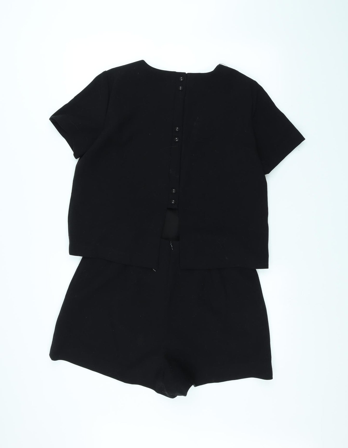 Zara Womens Black   Playsuit One-Piece Size L