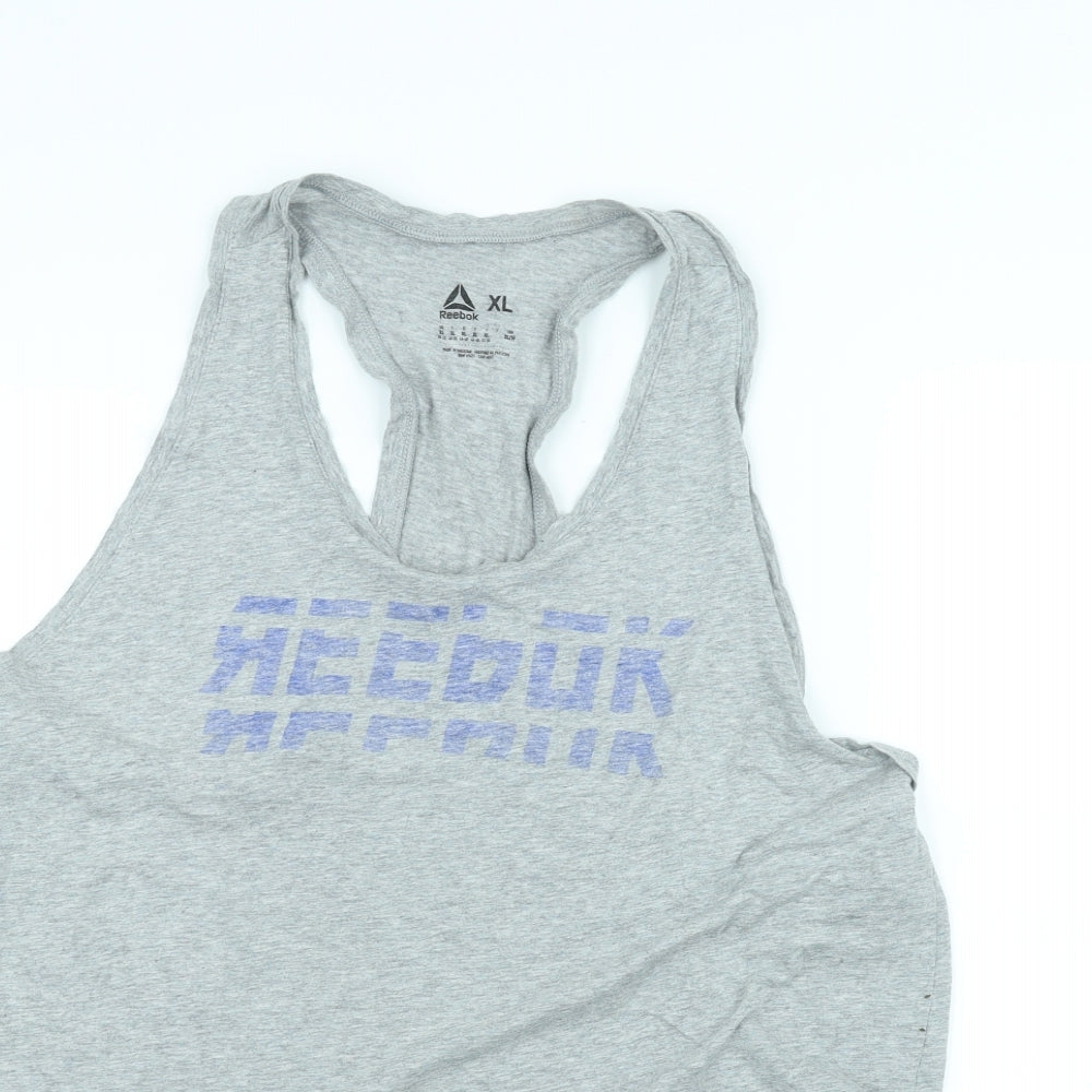 Reebok Mens Grey    T-Shirt Size XL