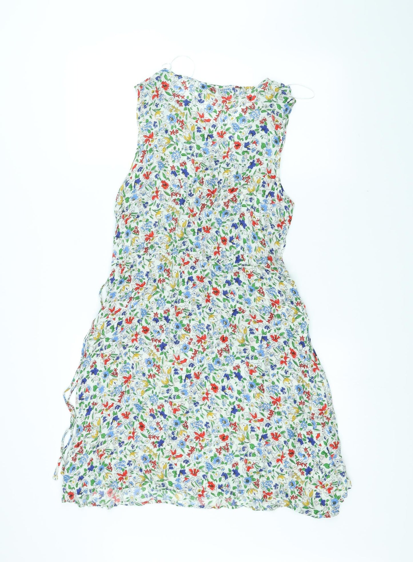 F&F Womens White Floral  A-Line  Size 12