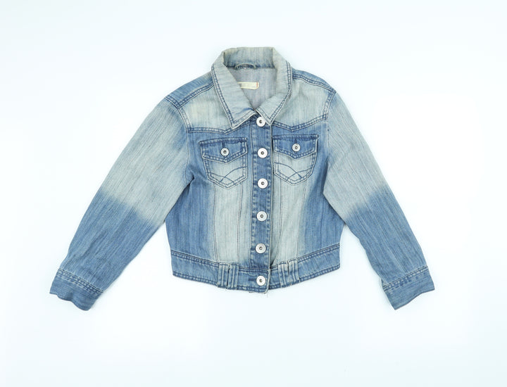 New Look Womens Blue Denim Jacket Size 10