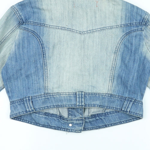 New Look Womens Blue  Denim Jacket  Size 10