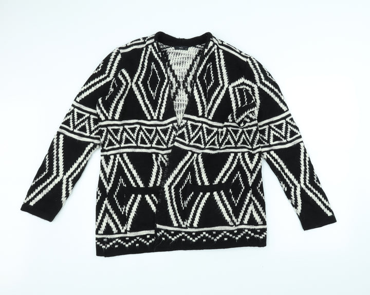 M&Co Womens Black  Knit Jacket  Size 14