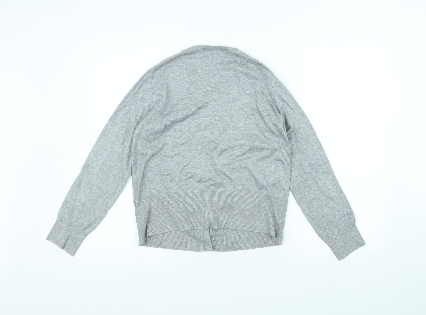 Marks and Spencer Womens Grey   Cardigan Jumper Size 14